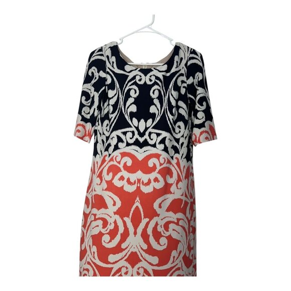 I.N.C. International Concepts Womens Knee Length Dress Sz 8 Floral Print Stretch - Picture 7 of 12